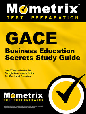 cover image of GACE Business Education Secrets Study Guide